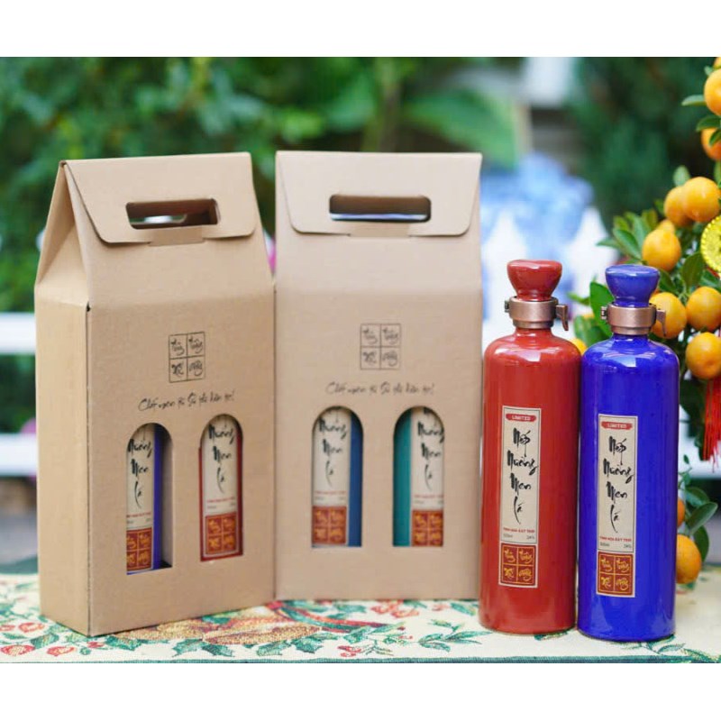 RƯỢU NẾP NƯƠNG MEN LÁ - CHAI 500ML