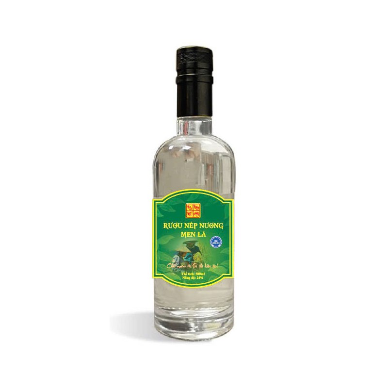 RƯỢU NẾP NƯƠNG MEN LÁ - CHAI 500ML