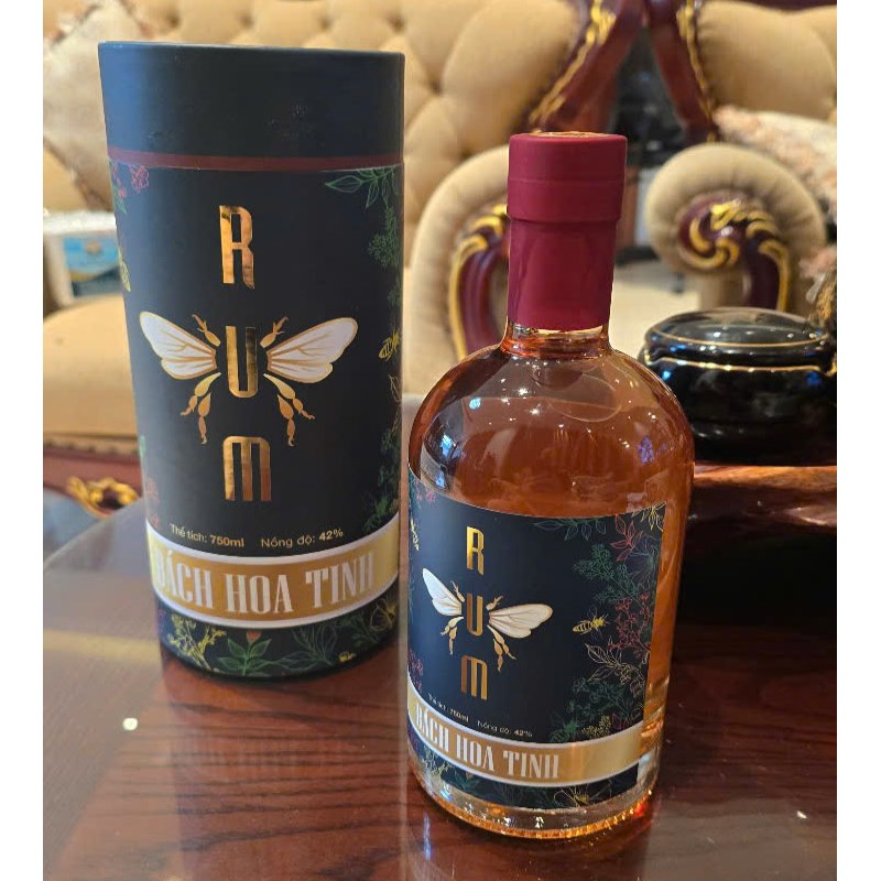 RƯỢU RUM BÁCH HOA TINH - CHAI 750ML